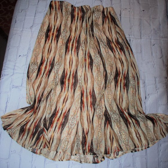 NWT Dress Barn Plus Glimmer Skirt - Picture 4 of 7